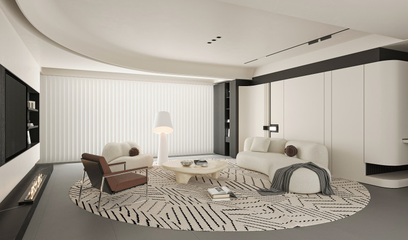 Modern living room Modèle 3D .c4d .max .obj .3ds .fbx .stl .blend 