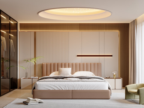 Modern bedroom 3D 模型