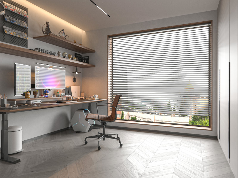 Modern office Modelo 3D .c4d .max .obj .3ds .fbx .stl .blend 