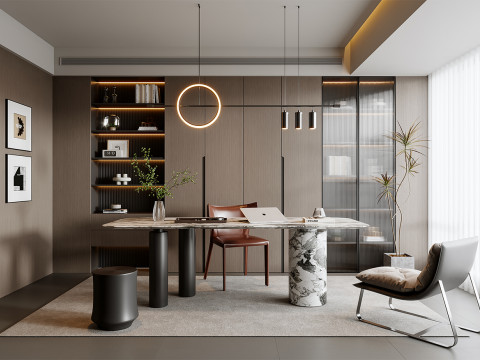 Modern office Model 3D