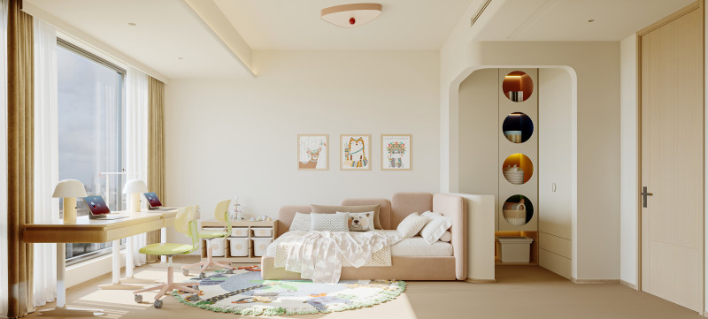 Modern bedroom 3D Model .c4d .max .obj .3ds .fbx .stl .blend 