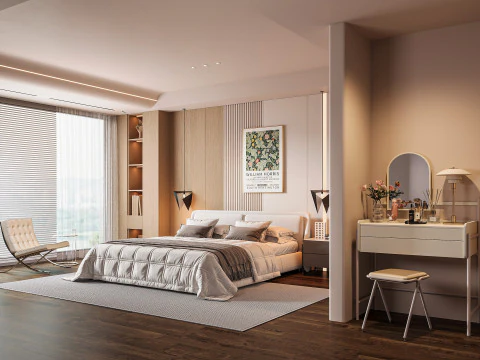 Chambre moderne Modèle 3D