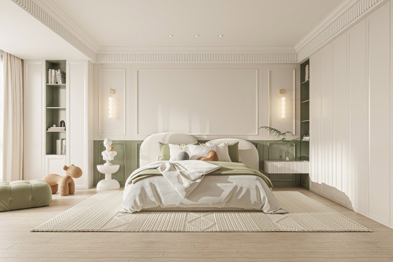 Modern bedroom 3D 模型 .c4d .max .obj .3ds .fbx .stl .blend 