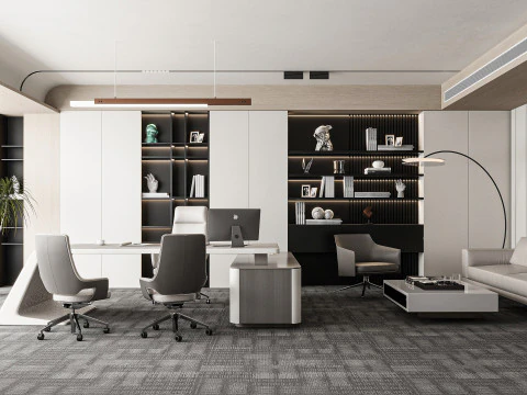 Ufficio moderno Modello 3D