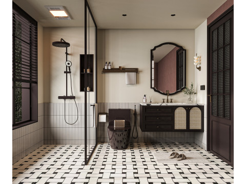 Modern bathroom Modelo 3D