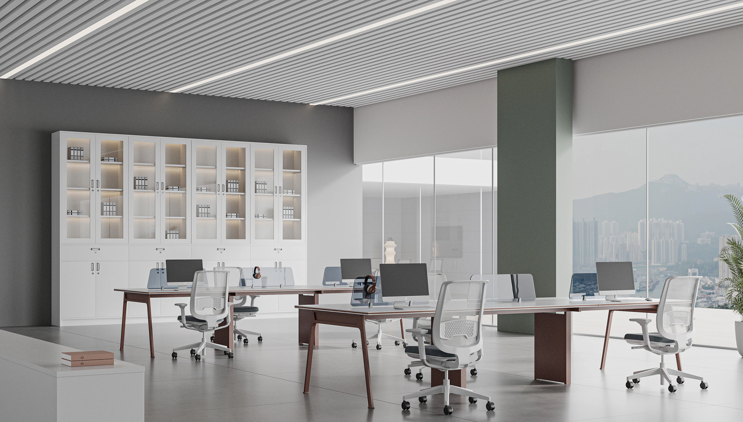 Modern office 3D Model .c4d .max .obj .3ds .fbx .stl .blend 