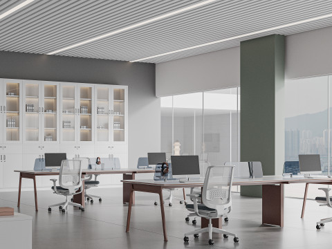 Modern office 3D मॉडल