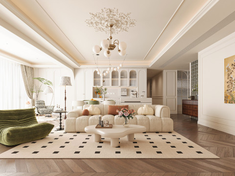 Modern living room 3D Модель