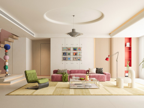 Modern living room 3D Модель