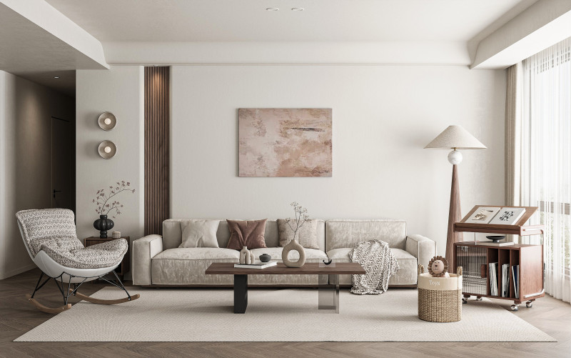 Modern living room 3D Model .c4d .max .obj .3ds .fbx .stl .blend