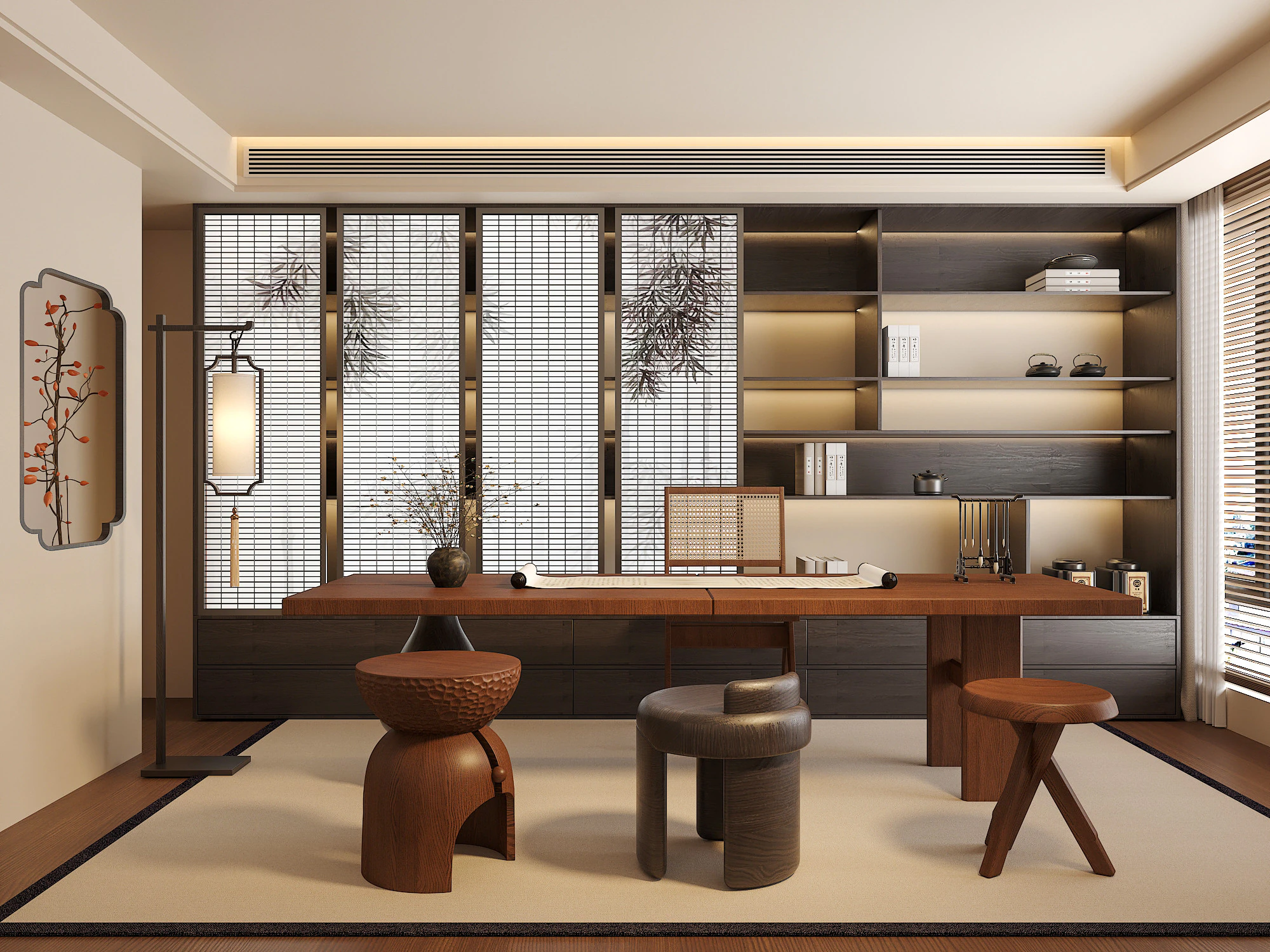 Modern office 3D Model .c4d .max .obj .3ds .fbx .stl .blend 