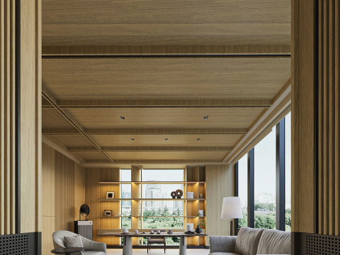 Modern living room 3D 모델