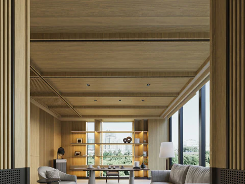 Сучасна вітальня 3D Модель