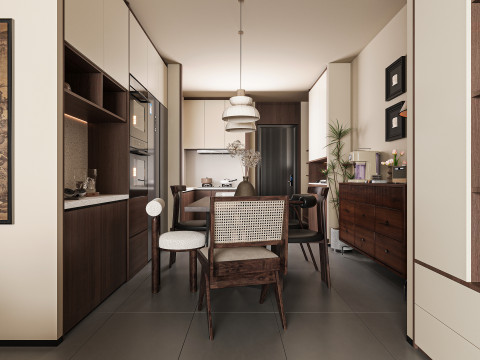 Modern living room Modello 3D