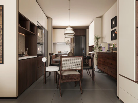 Modern living room 3D Model