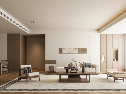 Modern living room 3D Model