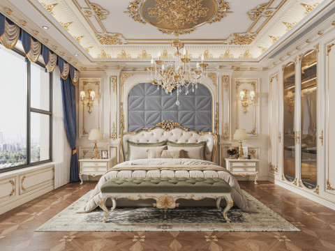 Modern bedroom 3Dモデル