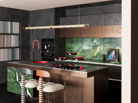 Modern dining room 3D Model