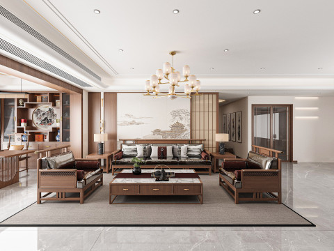 Modern living room Modelo 3D