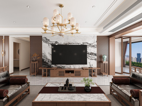 Modern living room Modelo 3D