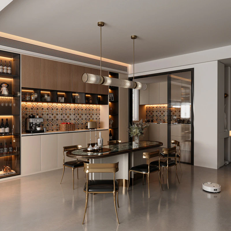 Sala da pranzo moderna Modello 3D .c4d .max .obj .3ds .fbx .stl .blend