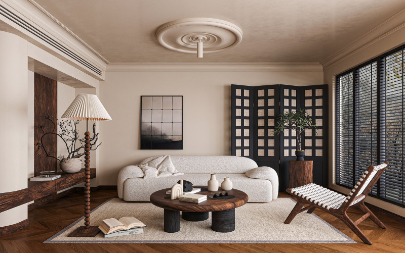 Modern living room 3D 模型 .c4d .max .obj .3ds .fbx .stl .blend
