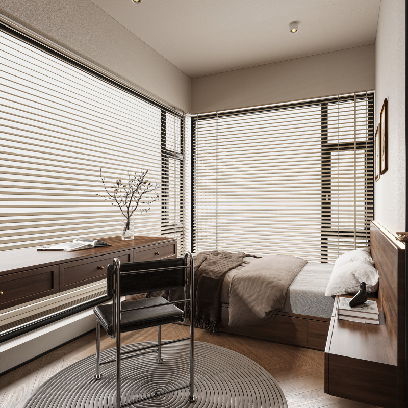Modern bedroom 3D Model .c4d .max .obj .3ds .fbx .stl .blend 