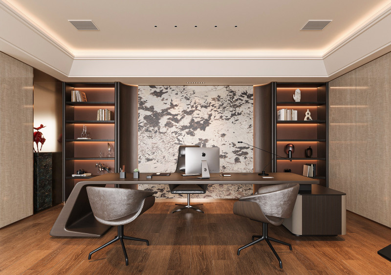 Modern office 3D Model .c4d .max .obj .3ds .fbx .stl .blend 