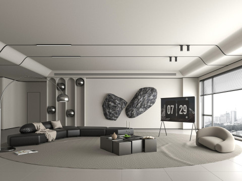 Modern living room 3D Модель