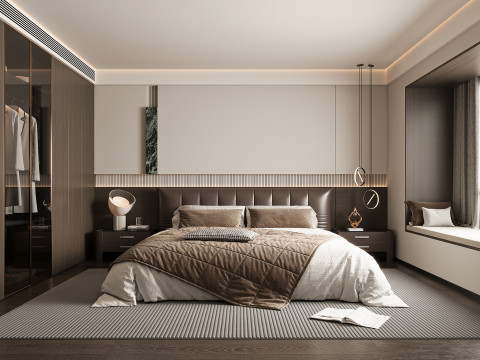 Modern bedroom 3D Модель