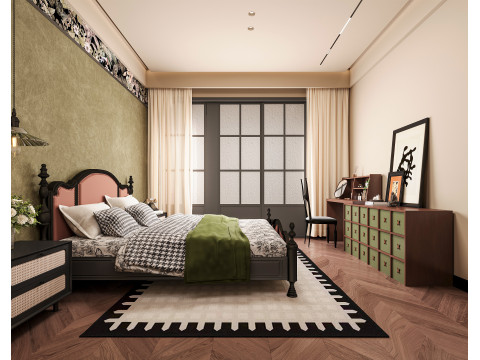 Modern bedroom 3D Модель
