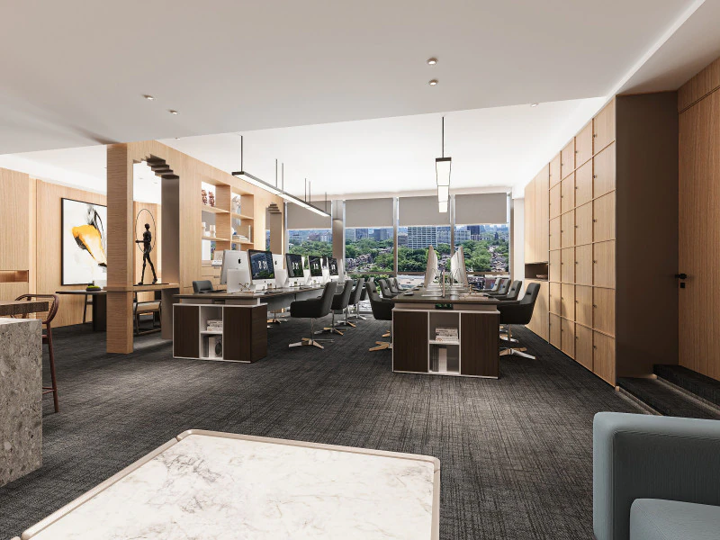 Modern office 3D Model .c4d .max .obj .3ds .fbx .stl .blend