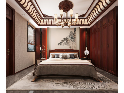 Modern bedroom 3D Model