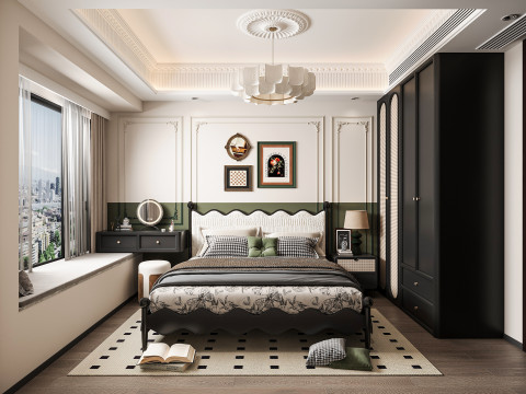 Modern bedroom 3D Model