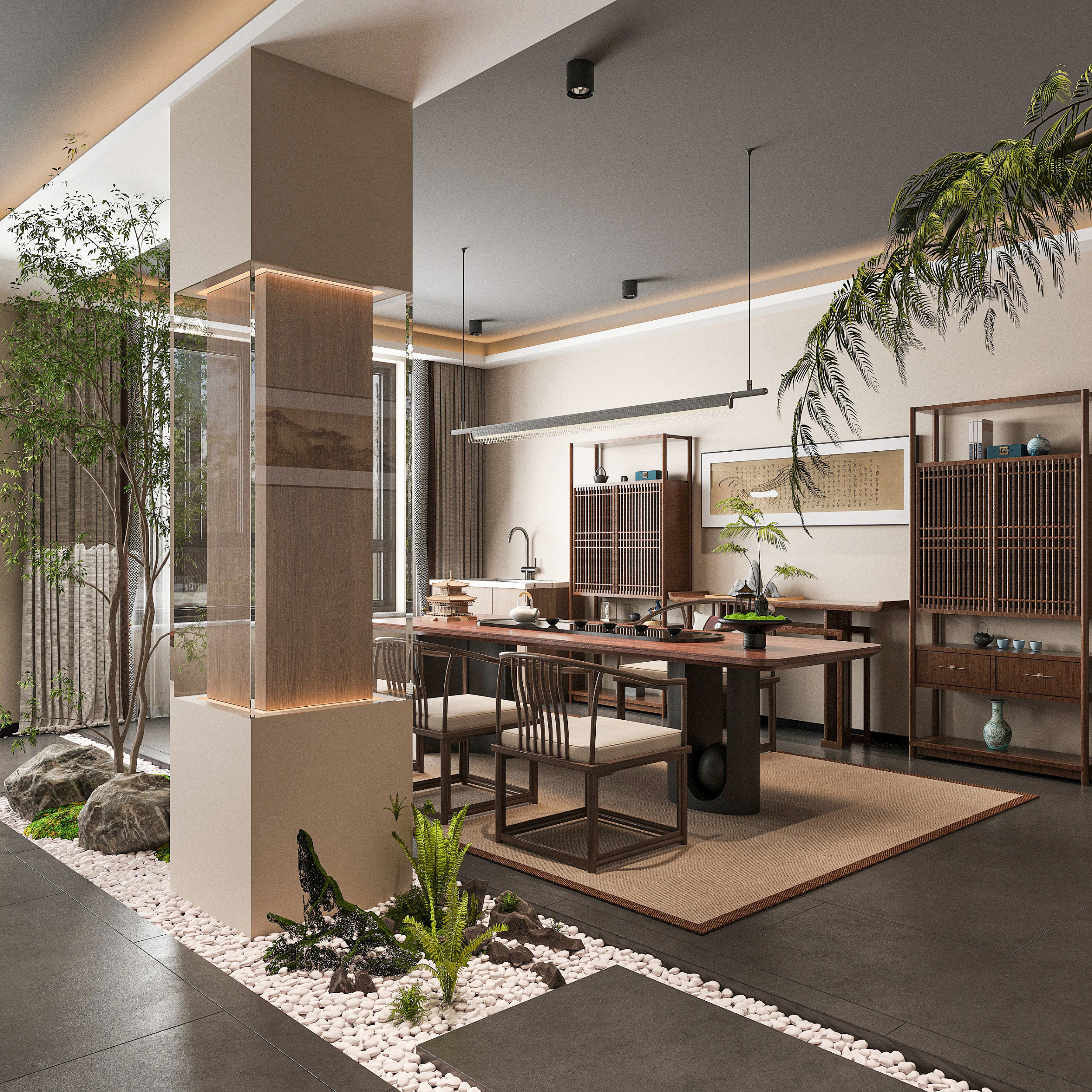 Modern office 3D Model .c4d .max .obj .3ds .fbx .stl .blend 