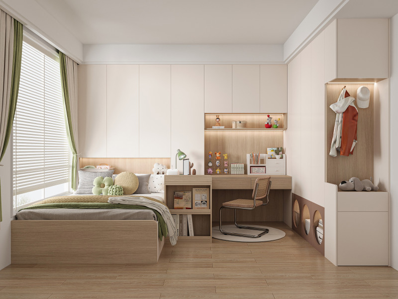 Modern bedroom Modelo 3D .c4d .max .obj .3ds .fbx .stl .blend