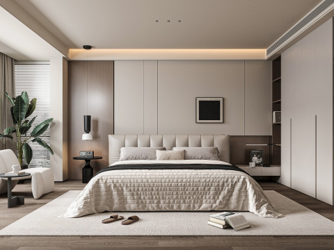 Modern bedroom Model 3D