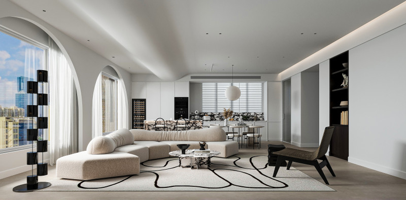 Modern living room Modèle 3D .c4d .max .obj .3ds .fbx .stl .blend