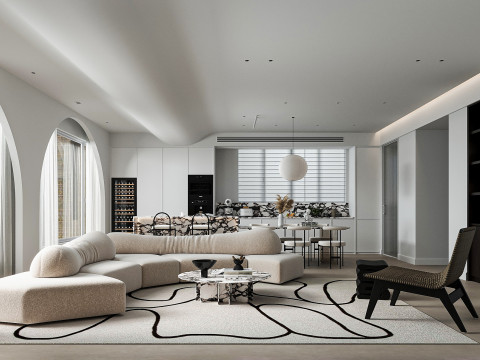 Modern living room 3D Модель