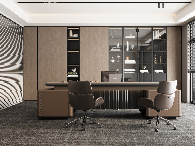 Nowoczesne biuro Model 3D .c4d .max .obj .3ds .fbx .stl .blend 