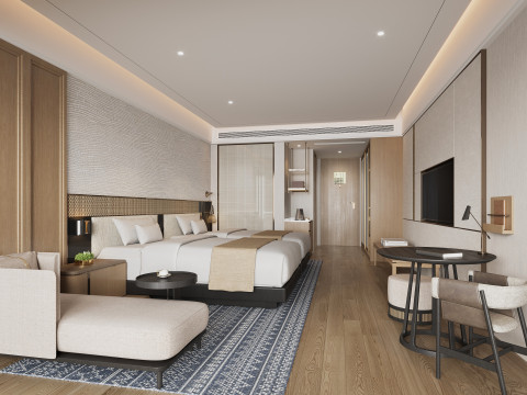 Modern bedroom 3D Model