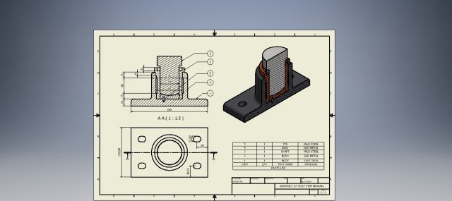 foot step bearing 3D Model .c4d .max .obj .3ds .fbx .stl .blend 