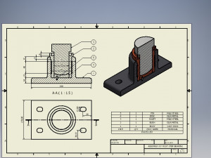 foot step bearing 3D Model