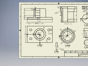 foot step bearing 3D Model