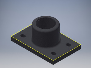 foot step bearing 3D Model