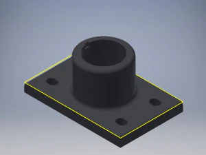foot step bearing 3D Model