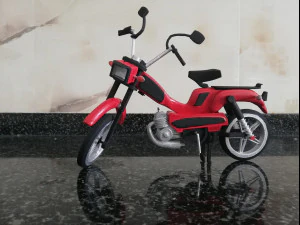 peugeot 103 motorcycle 3D Print Model