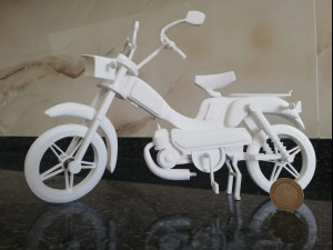 peugeot 103 motorcycle 3D प्रिंट मॉडल