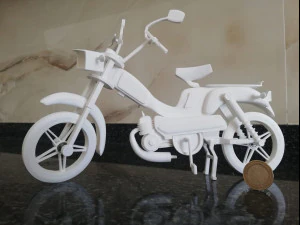 peugeot 103 motorcycle 3D Print Model