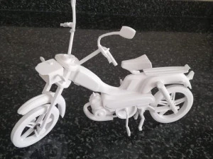 peugeot 103 motorcycle 3D Print Model
